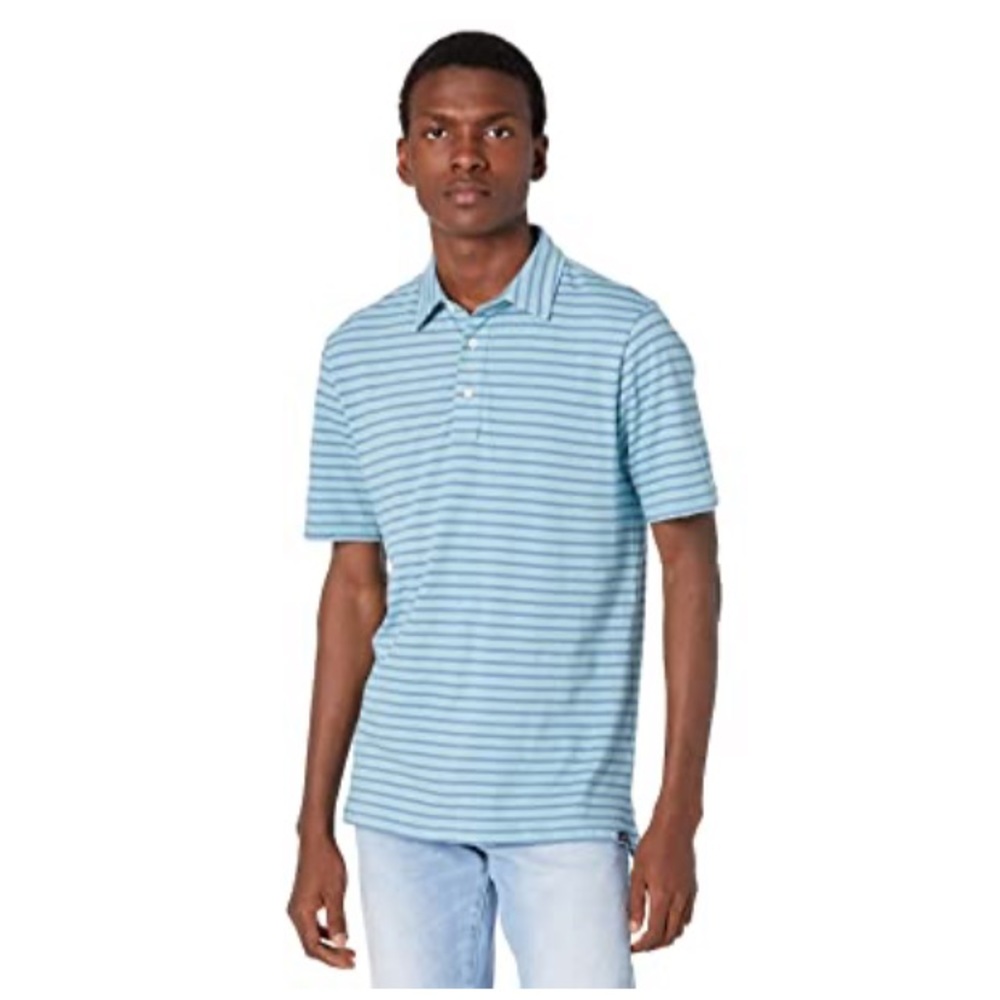 NWOT Faherty Brand Isle Polo Medium Green $118